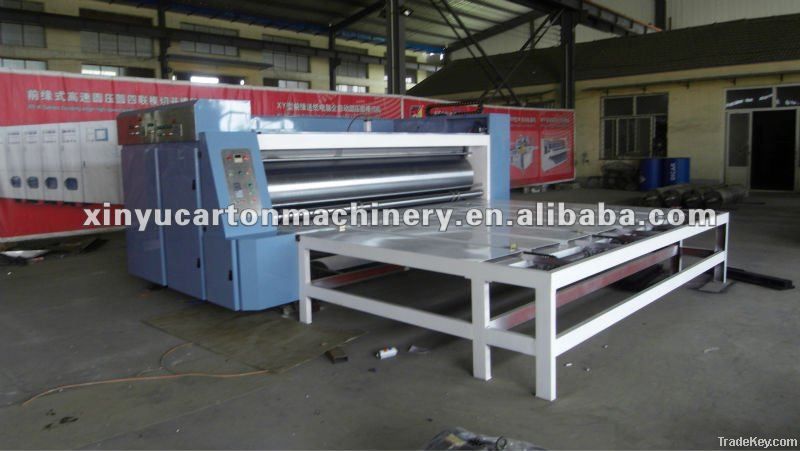 XY-C1 multicolor printing die-cutting with slotting combined machine