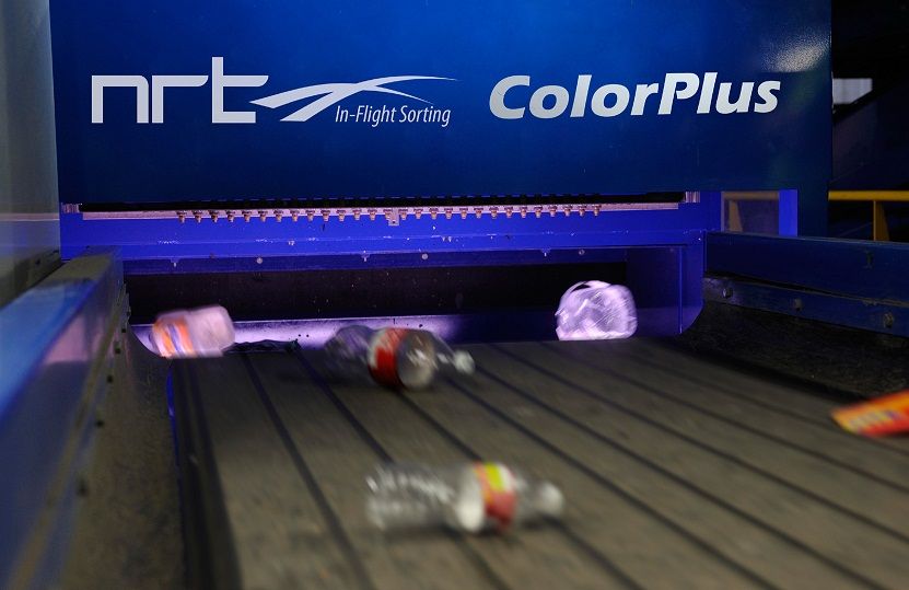 color sorting machine for plastic     