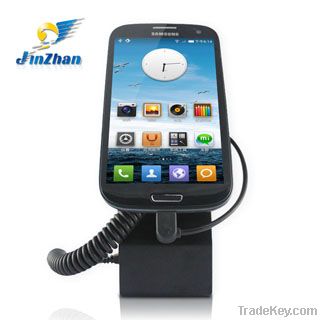 Luxury mobile phone display stand with alarm system