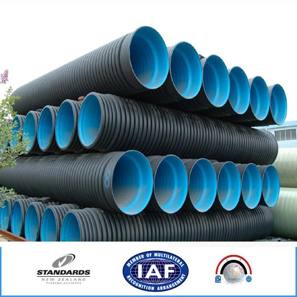 HDPE double wall corrugation pipe perforated corrugated pipe