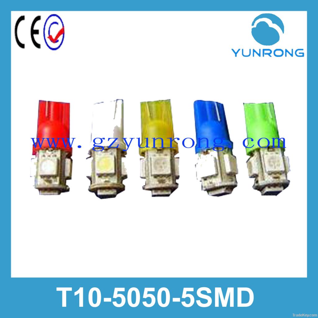 T10 LED Auto turn Light/ LED Signal Light T10-5050- 5SMD