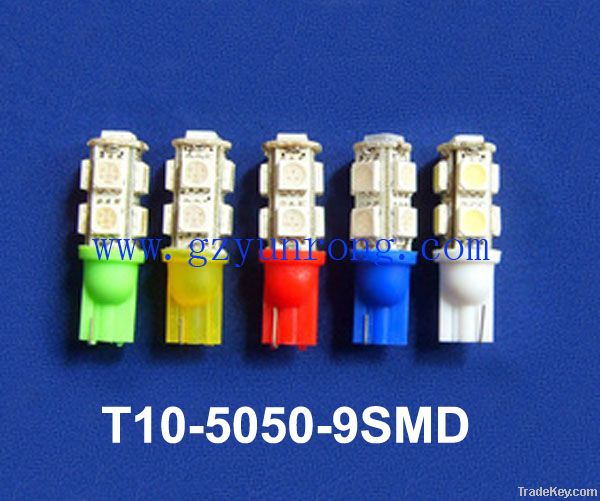 Led turn light/ Headlight T10-5050-9SMD