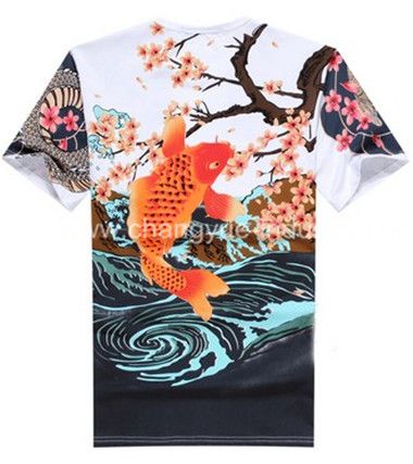 Fabulous Men's Chinese Pattern Printed T-shirt