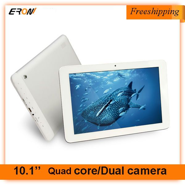  Freeshipping 3G quad core tablet pc 10.1" IPS 1280x800 android 4.1 1GB RAM dual cameras WIFI HDMI 6000MAH battery