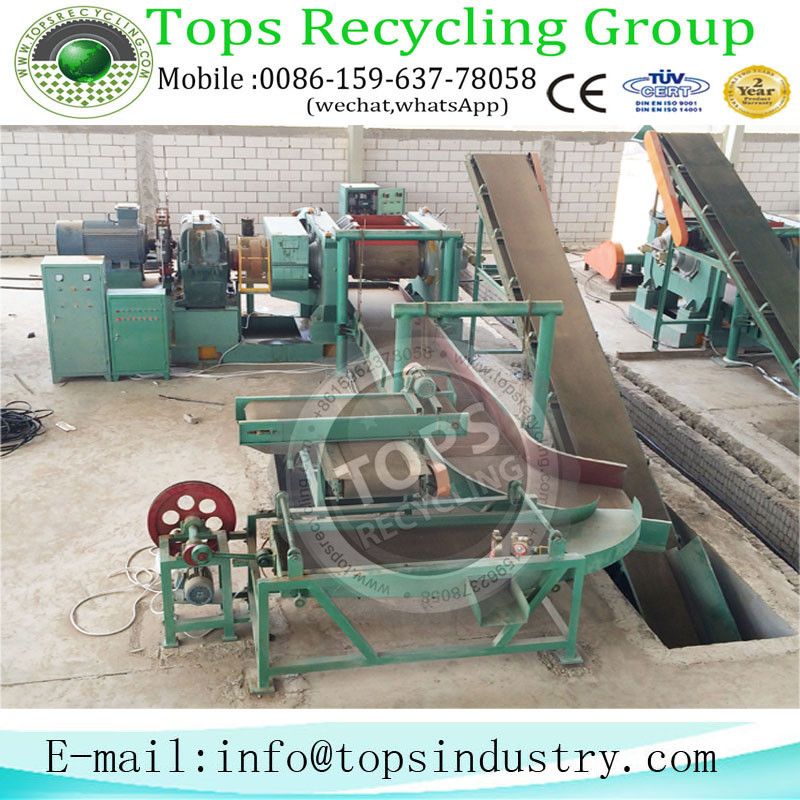 High Capacity Scrap Tire Recycling Production Line Provider