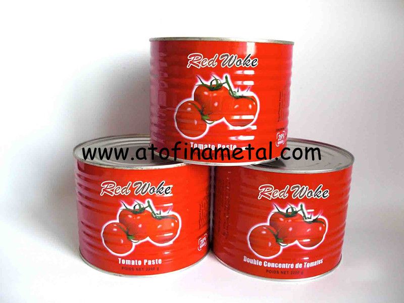 Canned 2200g Tomato Paste, Brix, 28%-30%
