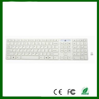 Chocolate Keyboard 2.4G White Wireless PC Keyboard For DESKTOP PC Laptop