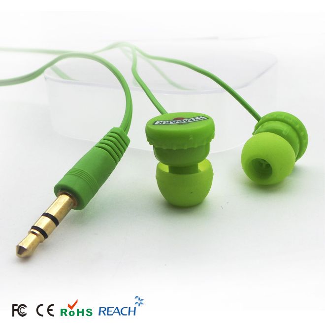 stereo sound earphone with customized logo  