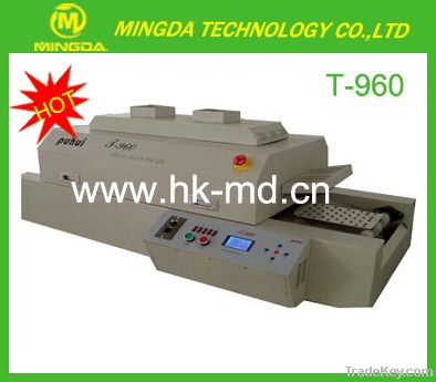 T-960 reflow oven/SMT led reflow oven/double head rerlow oven for weld