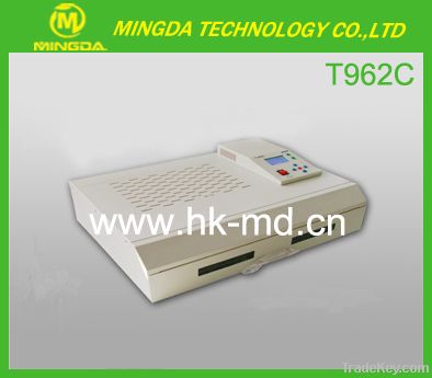 Puhui T-962C reflow oven/SMT infrared IC heater/desktop reflow oven