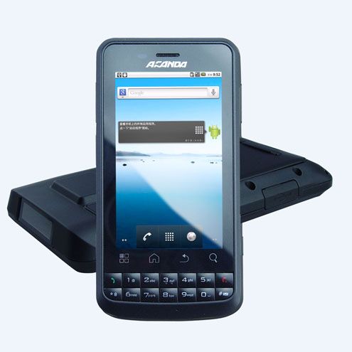 Android phone with RFID readerand barcode scanner