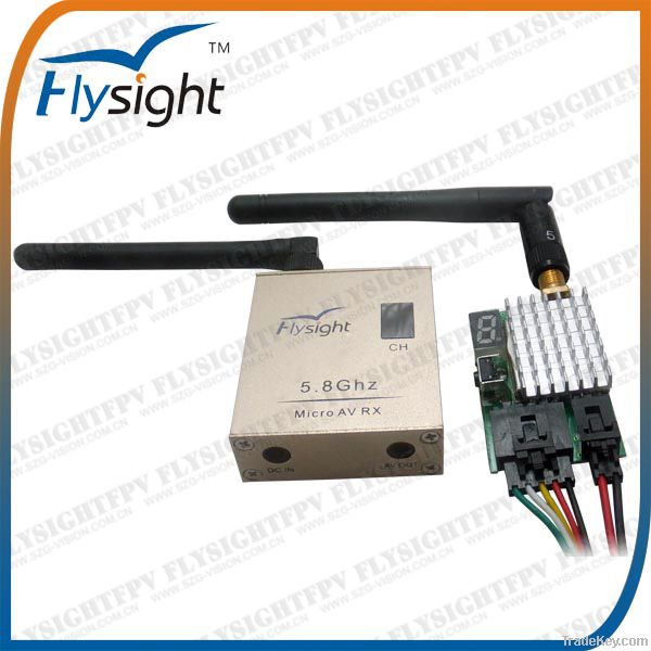 5.8GHz 200mw wireless audio and video transmitter and receivers