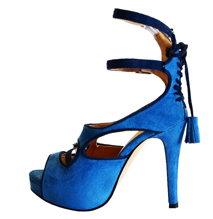 2013 New Fashion Monogram Suede Platform High Heel Party Shoes Summer sandals
