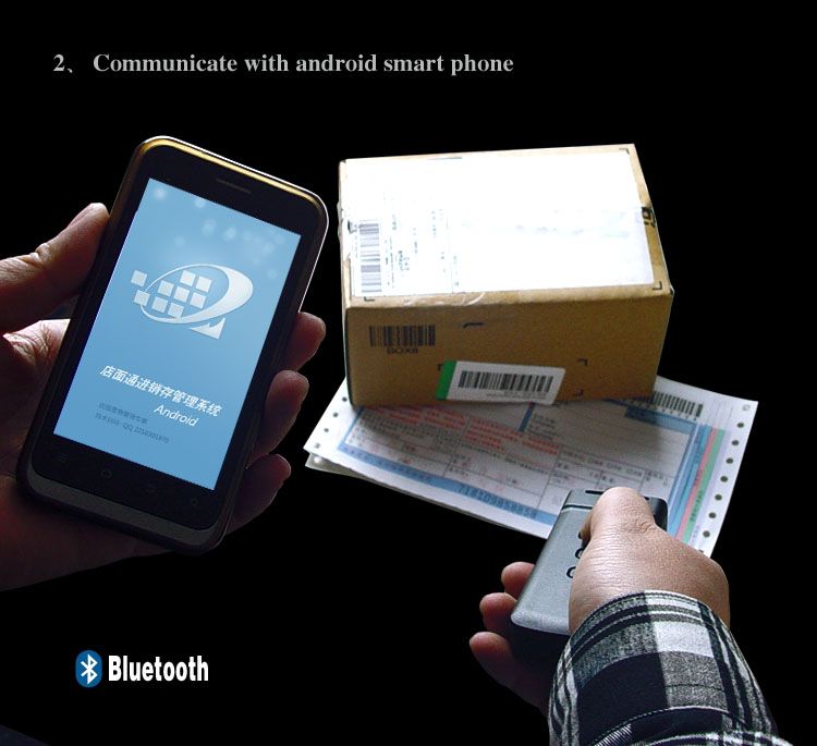 bluetooth wireless handheld barcode scanner pda data collector