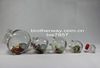 set of mini clear candy srorage jar for wholesale