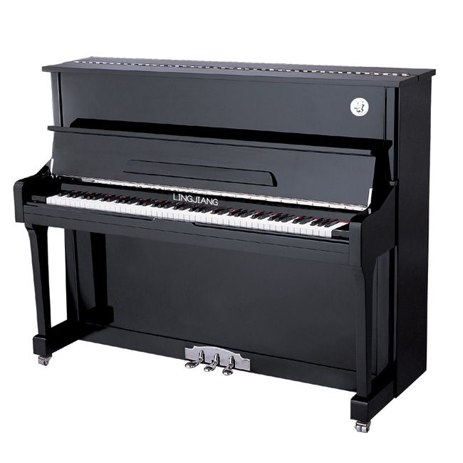 Upright Piano 121cm Black Polished