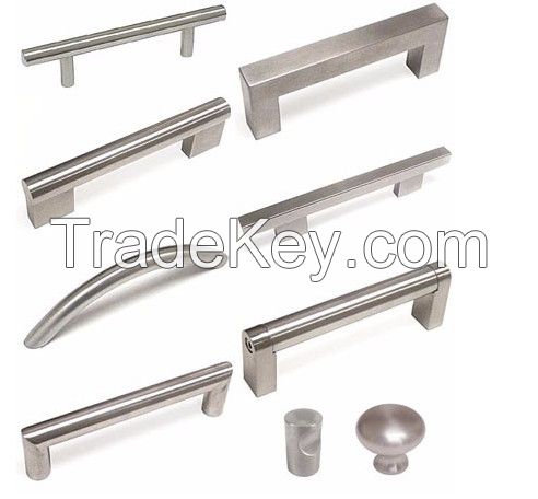 Stainless steel refrigerator door handle for home appliance