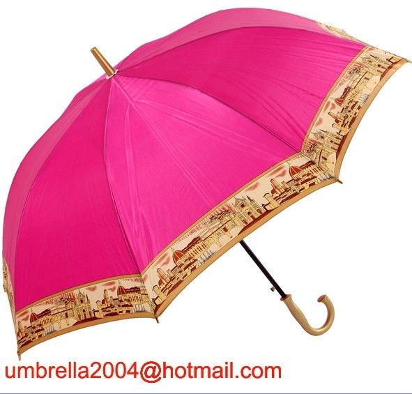 straight auto manual golf umbrella windproof strong umbrella OEM