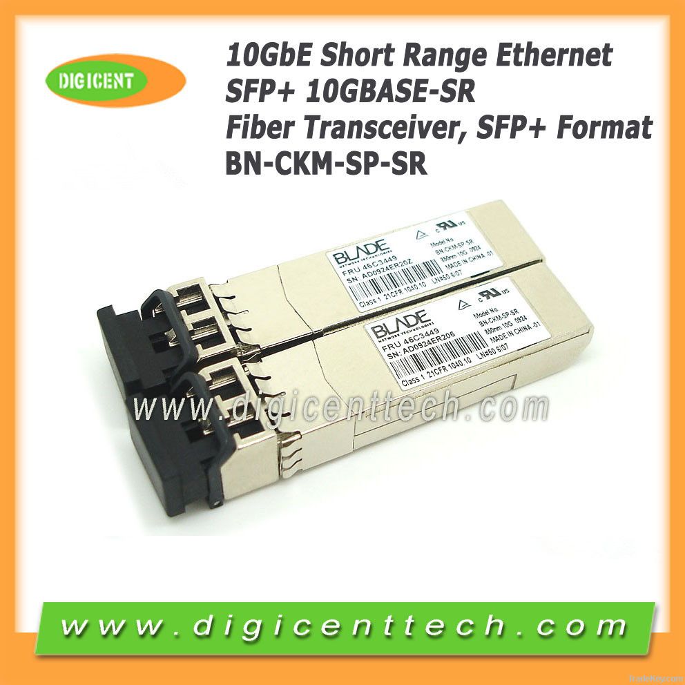 850nm Short-Range 10Gigabit Ethernet BN-CKM-SP-SR SFP+ Transceiver