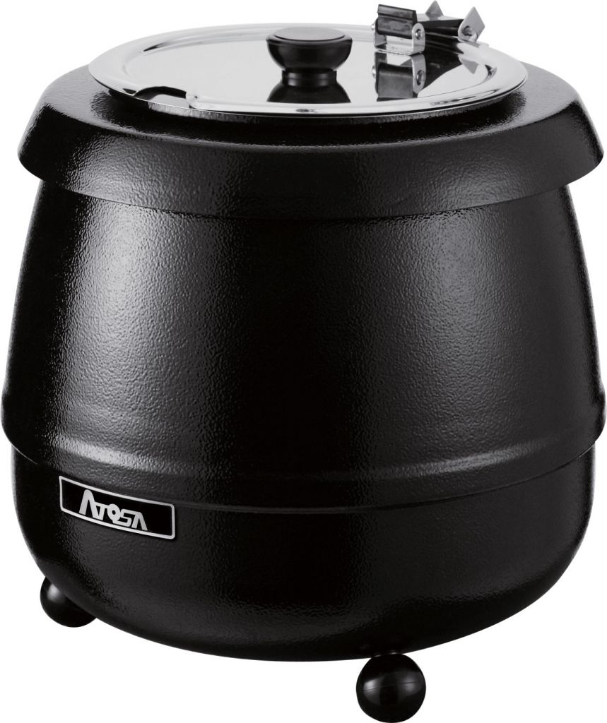 black soup kettle
