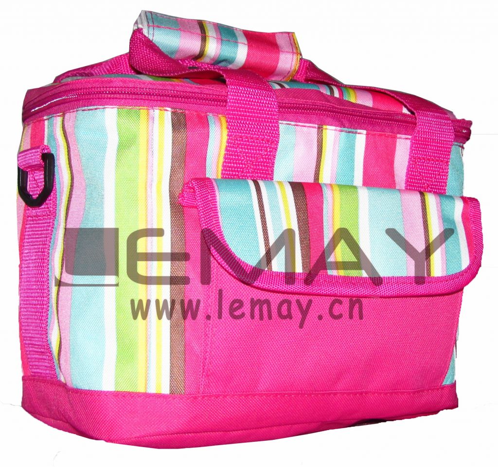 Polyester 600d Red Cooler Bag