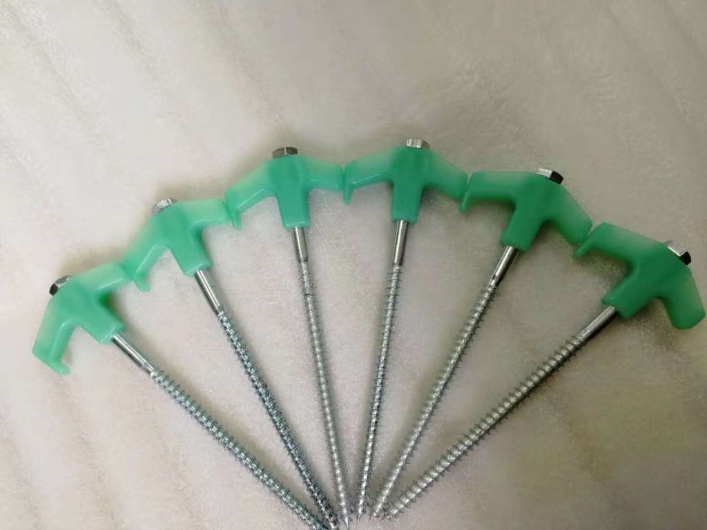 Glow Screw Peg | Good For Hiking, Fix Awning , Tent , Ground Mats Etc.