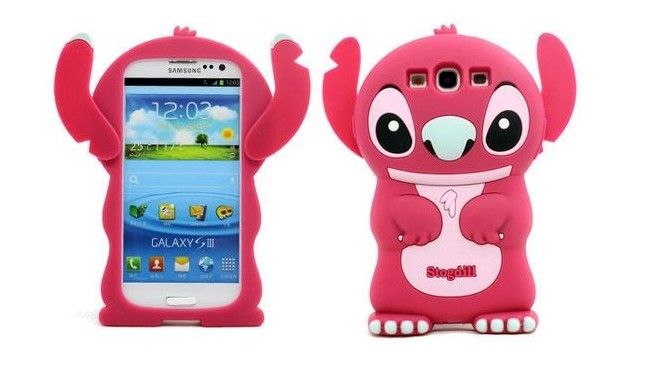 3d phone case for samsung and iphone with stitch design