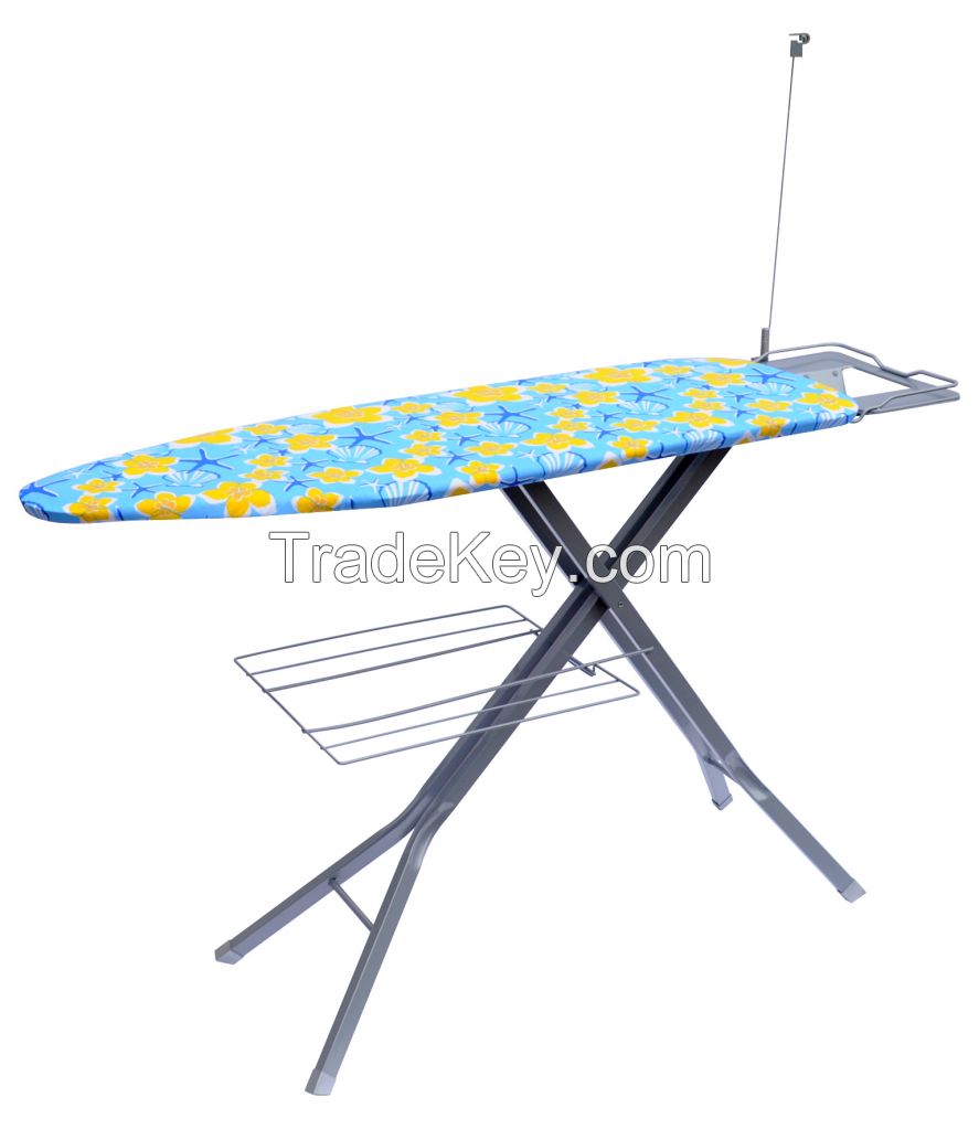 Plastic top foldable adjustable laundry board iroing board ironing table ironing cover garment rack home use hotel use ironing board