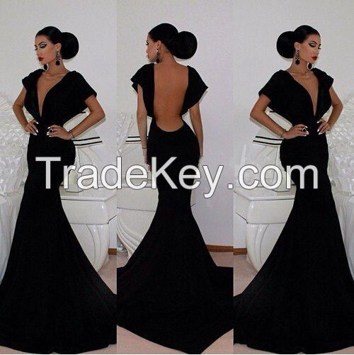 Fashion Women Evening Dress Runway Dress