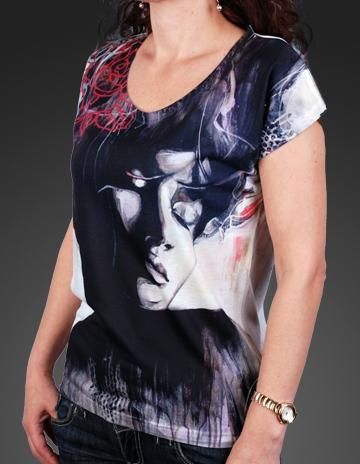 Women's Casual Top Streetwear T-shirt Sublimation High Quality