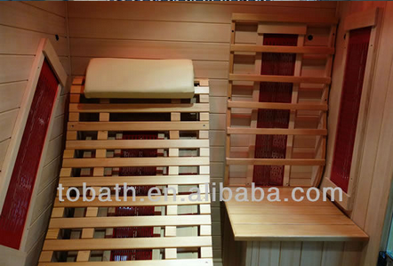 Ceramic Heater+Carbon Fiber Heater Hemlock sauna room