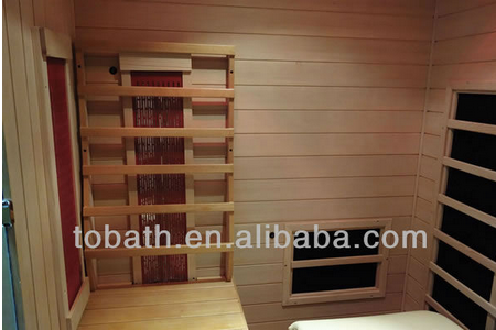 Ceramic Heater+Carbon Fiber Heater Hemlock sauna room