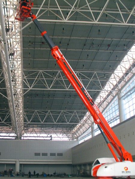 high safety and efficiency boom lift Work Platforms 