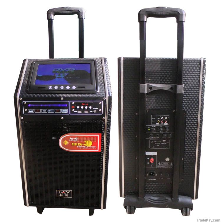 200w portable amplifier with 9 inch displayer