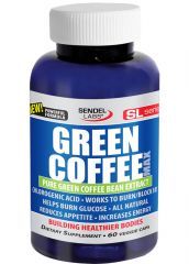 Pure Green Coffee Bean Extract with GCA, 800 mg, vegetable capsules, 60 count.Contains 50% Chlorogenic Acid.