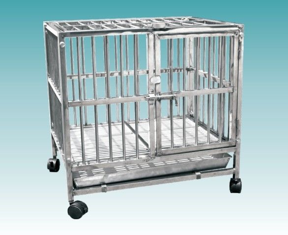 stainless steel folded pet products pet cage dog cage