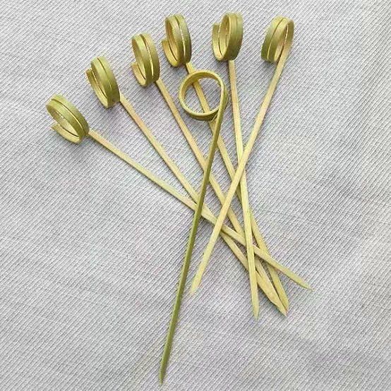 bamboo toothpicks, bamboo knotted picks