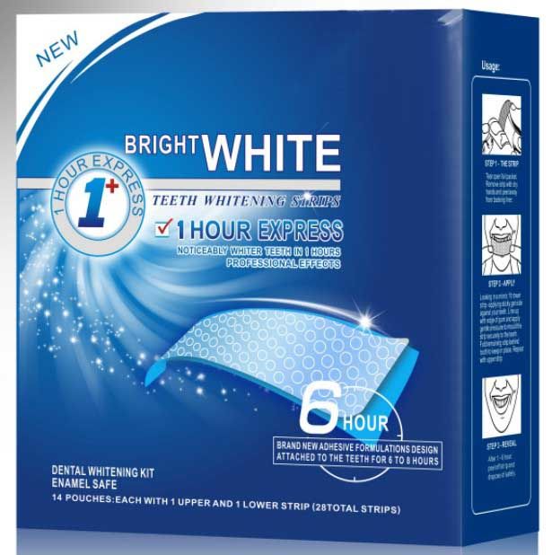 rapid whitening strips,professional teeth whitening dry strips,6% HP/non peroxide strips,mint flavor,OEM is ok 