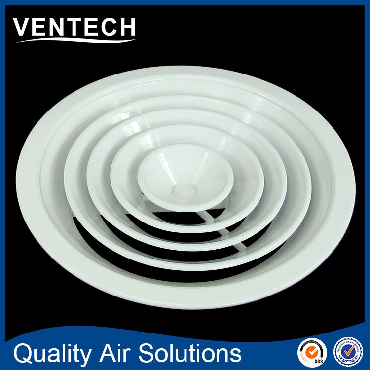 Round air conditioning diffuser
