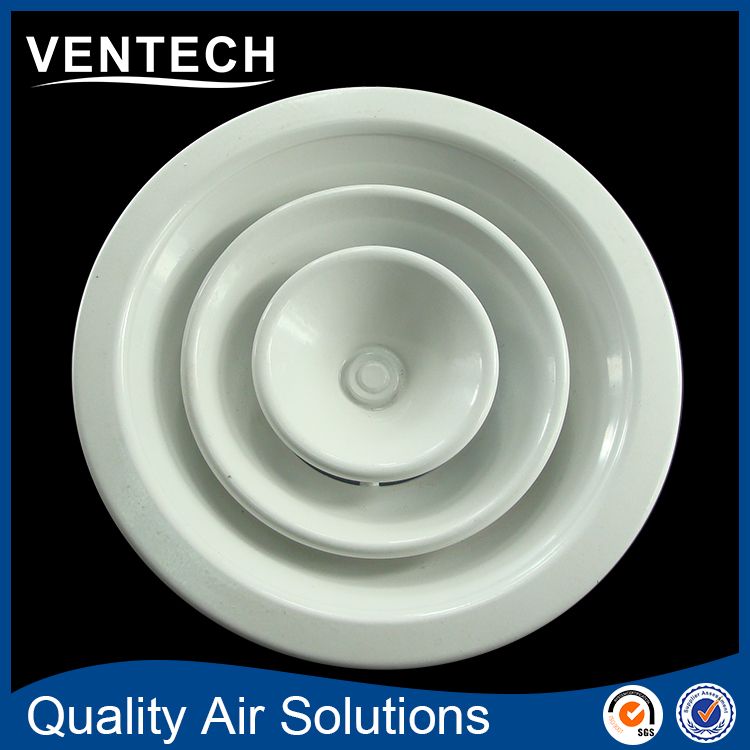 Round air conditioning diffuser