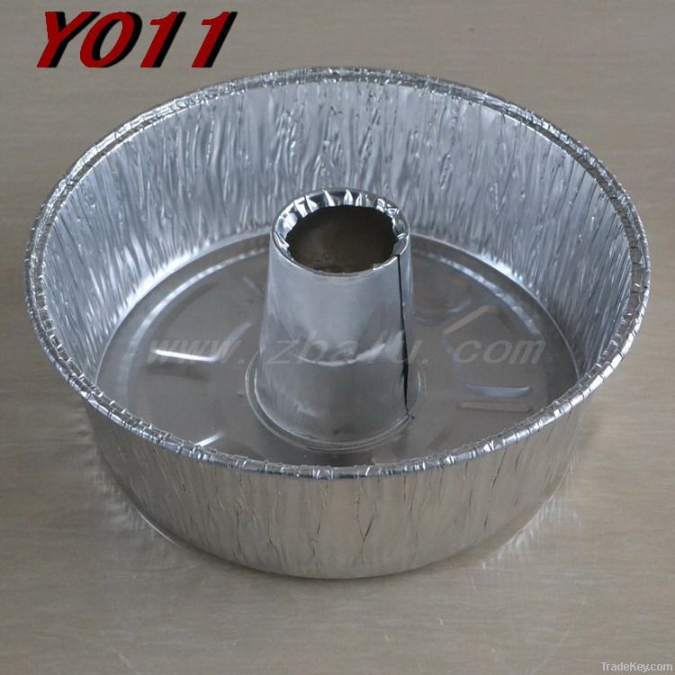 Take Away Aluminum Ring-Shape Cake Container
