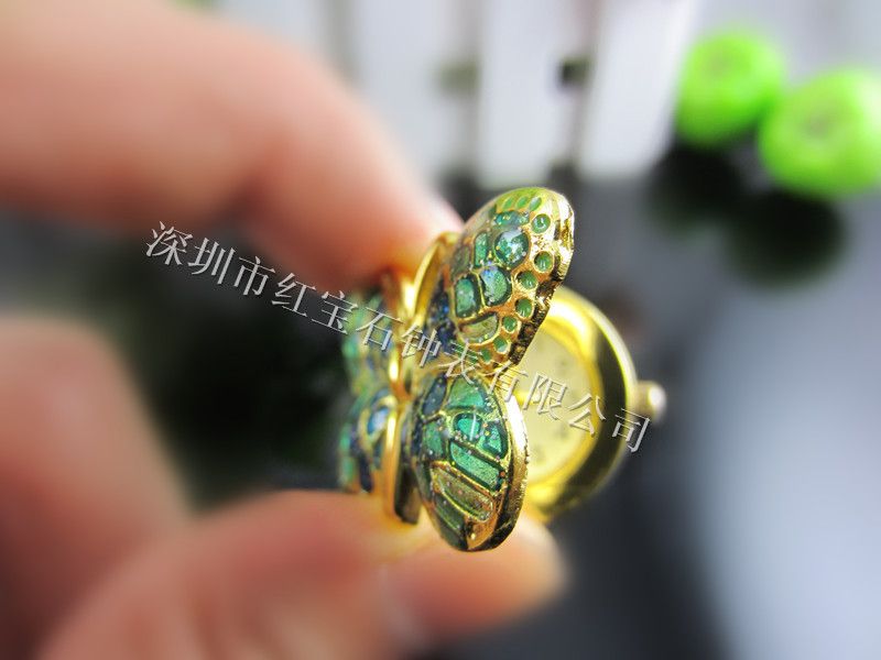 butterfly shape pocket watch