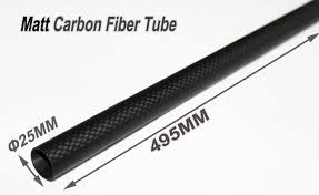 High modulus Filament Wound Carbon Fiber Tube for large size and heavy load application.