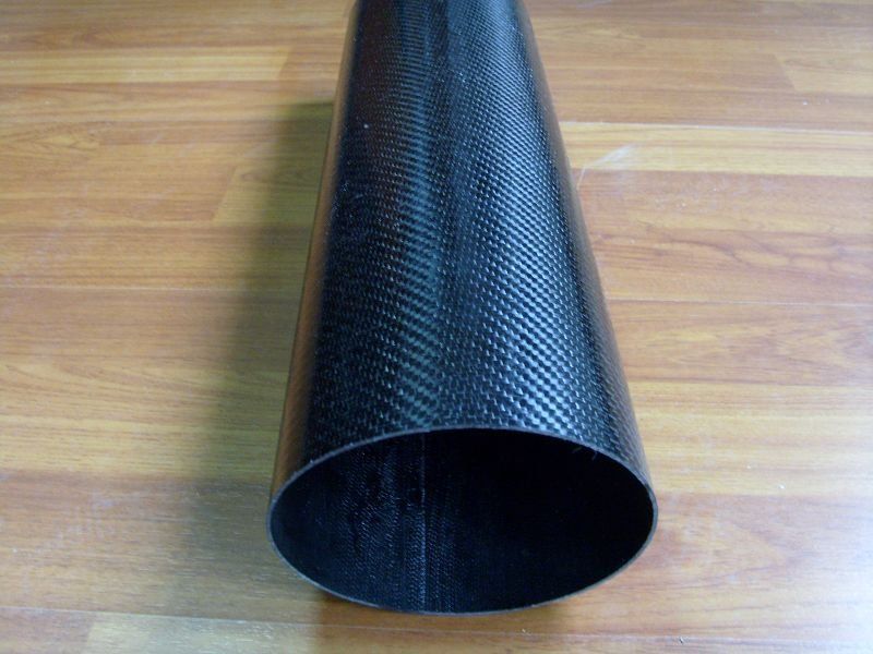 Red 3K Winding Twill/Plain weave Carbon Fiber Tube/pipe