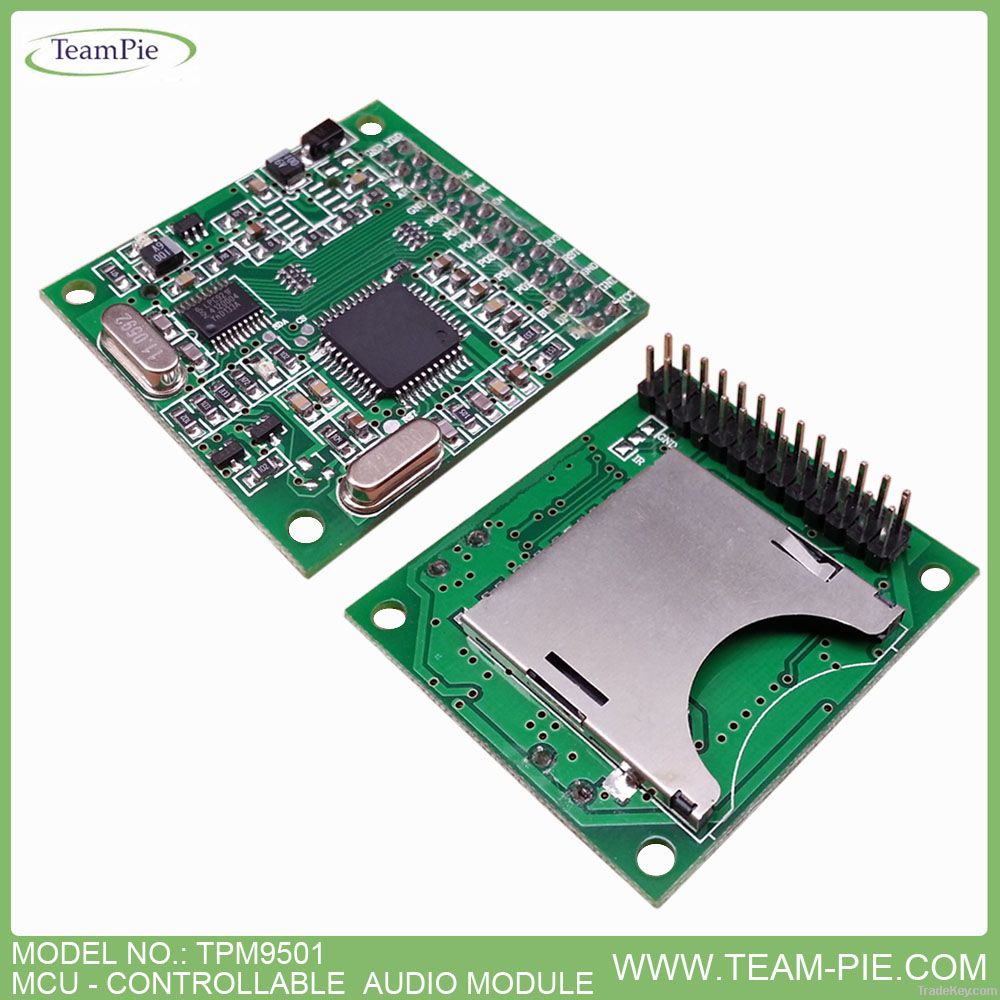 MCU-CONTROLLABLE AUDIO MODULE