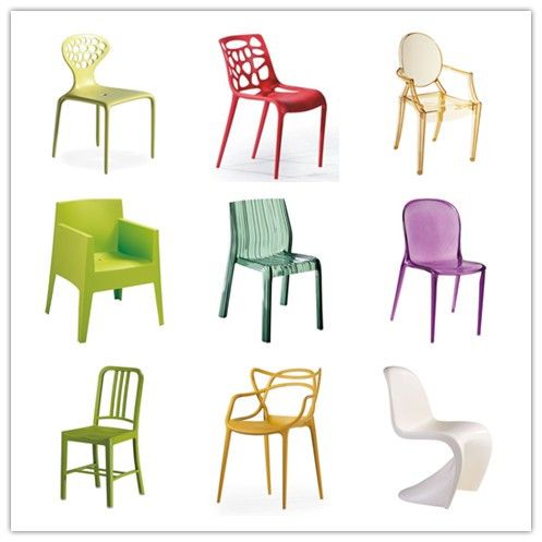 Plastic leisure chairs