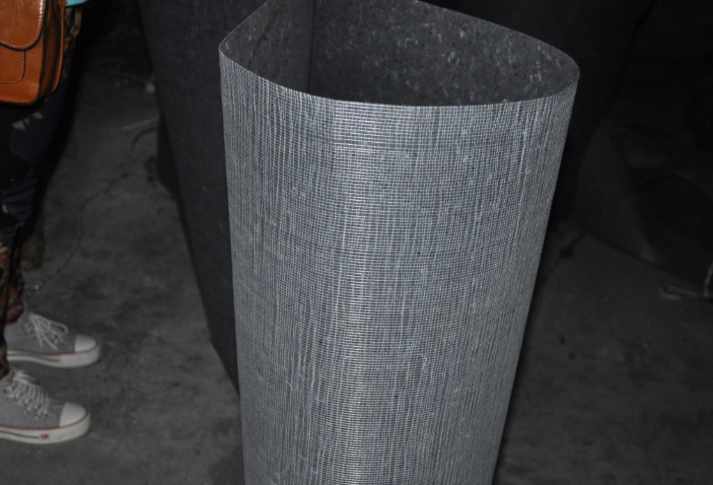 compound base cloth with fiberglass for making bitumen waterproof membrane