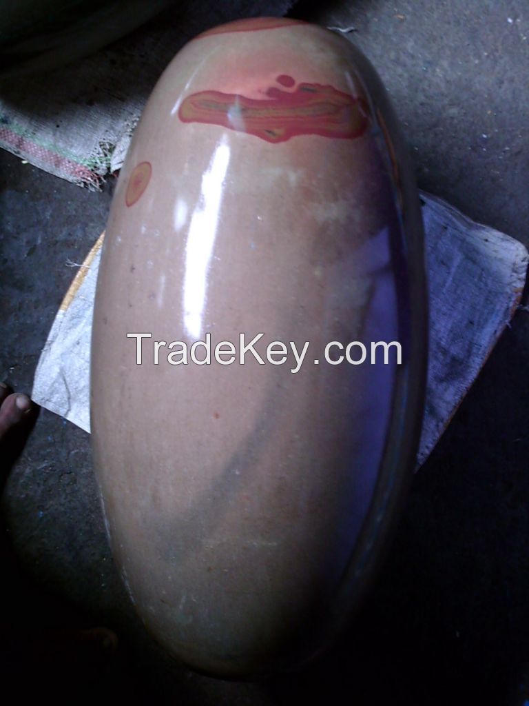 Spacial Auspicious Mark In Shiva Linga Stone