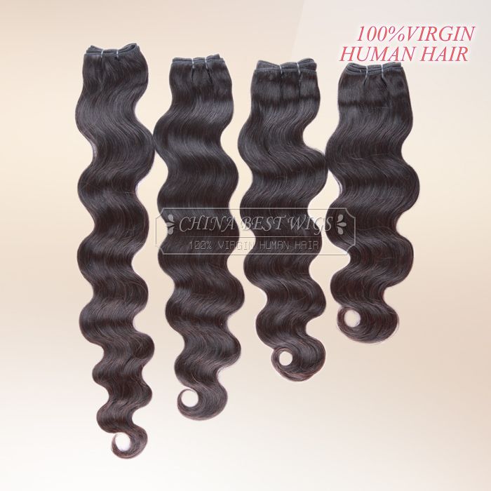 Wholesale 12-26inch Cheap Brazilian Virgin Hair Body Wave Unprocessed Virgin Hair Natural Color Free Shipping