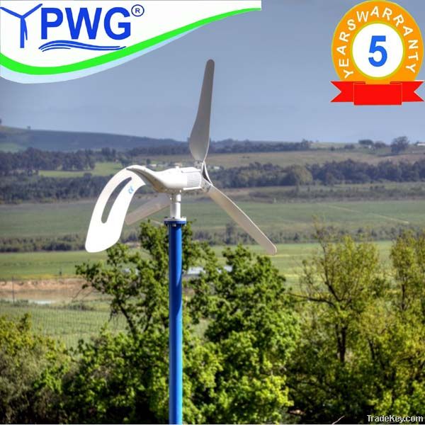 200w/300w/400w 12v/24v small wind turbine/wind mill for LED light